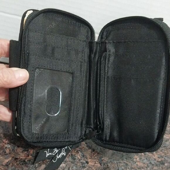 Vera Bradley Black Quilted Wallet - Picture 6 of 10